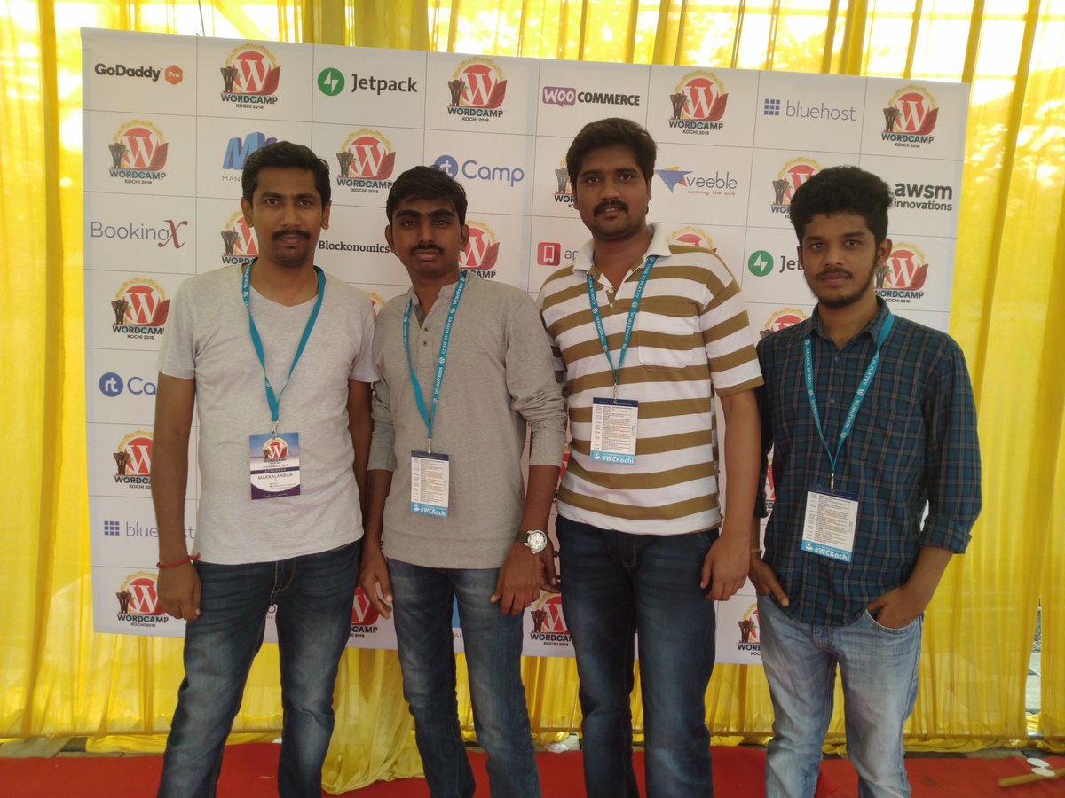mandytechnology's tweet photo. @Vital_Design India attends #WCKochi Wordcamp @mandytechnology. https://t.co/eC3dlNOc4y