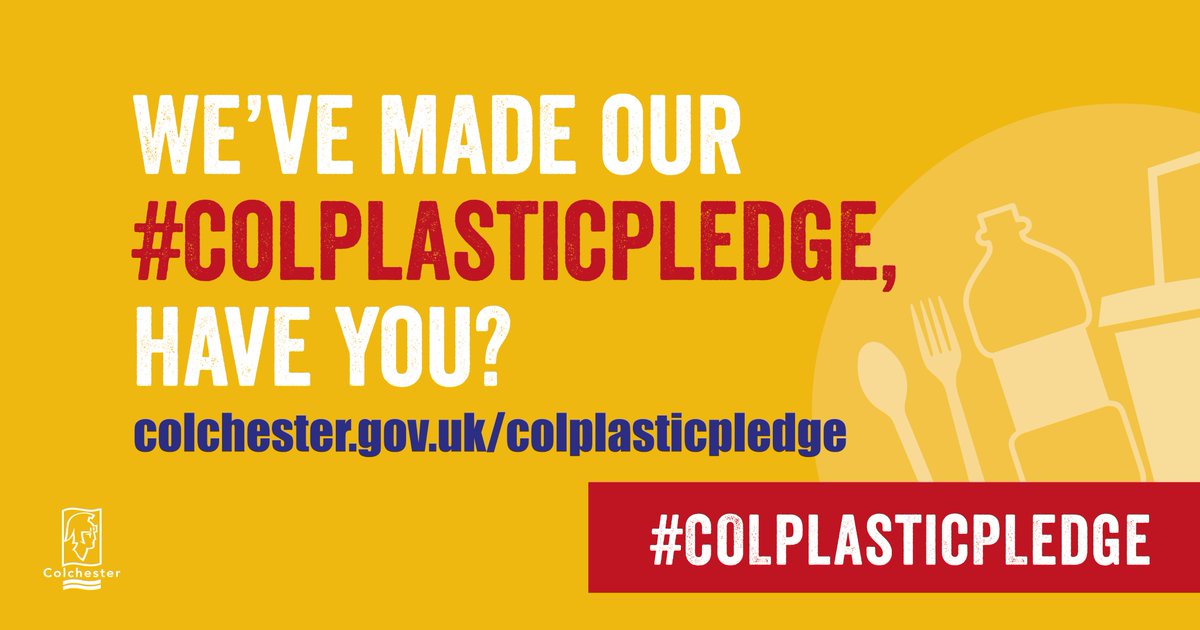 Signpost Greenstead has pledged to reduce our plastic footprint. Why don't you? #colplasticpledge