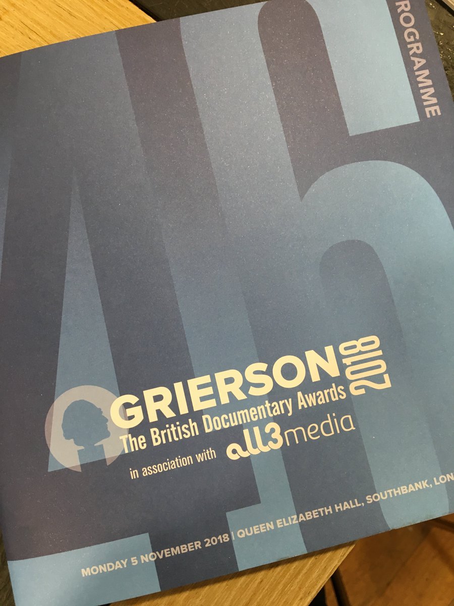 griersontrust's tweet photo. It's all happening here, getting ready for this evening's big event.  Looking forward to welcoming all the nominees, guests, sponsors and industry supporters to the Queen Elizabeth Hall later #GriersonAwards https://t.co/XcAdeFKlbW