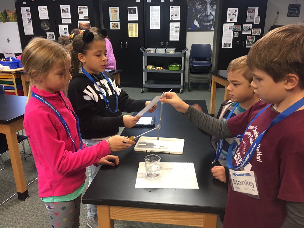 VACDES Little Judges’ day one of STARBASE.    #EnergyStations