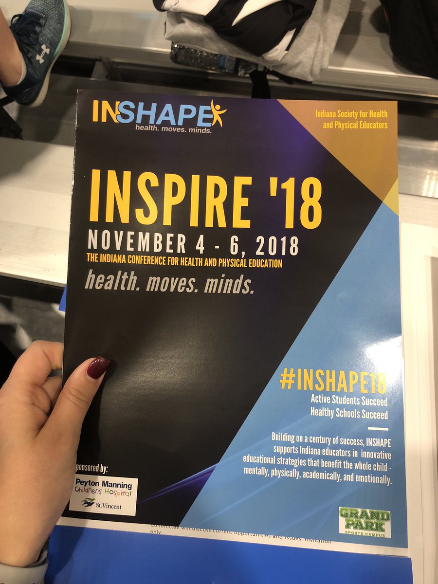 SFEstrong's tweet photo. @SFE_3820 teacher @MissRudisill presenting on “Creating a School Culture of Movement and Health” today @IndianaSHAPE! https://t.co/sexXxbjIjX