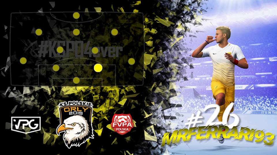 Kolejnym naszym graczem, którego dziś zaprezentujemy jest #MrFerrari93.
"[...] Orły to coś więcej niż tylko klub. Kiedy dołączyłem do drużyny wiedziałem, że mogę liczyć na wszystkich. Kiedy odszedłem z drużyny nikt się ode mnie nie odwrócił... To jedna wielka rodzina [...]"