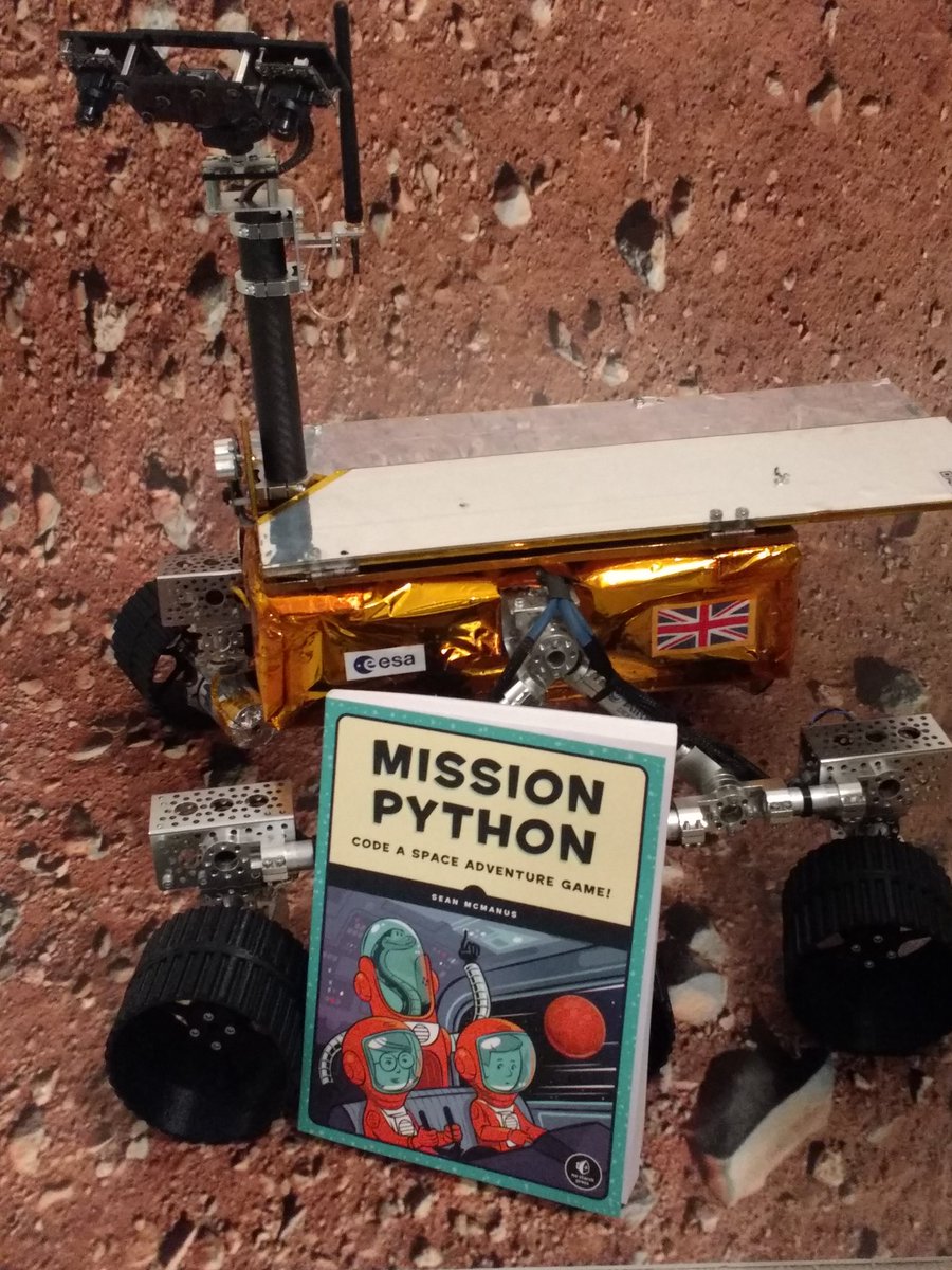 JohnChinner's tweet image. New book received from @nostarch to preview. 
Code AND space, what's not to love! 
I think both me and @Yuri_3_Rover will benefit from this one. 
#MissionPython