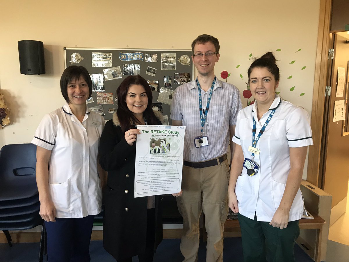 We were lucky enough to meet Rebekah and lain who are part of The Retake Study. A research project about returning to work after Stroke. <a href="/LPTnhs/">Leicestershire Partnership NHS Trust</a> <a href="/LptLukes/">LPTStLukesStrokeTeam</a> <a href="/danvers6/">Danvers</a> <a href="/Jones68Co/">Lorna jones</a> #positiverehab #positiveprojects #oneteamonegoal #lifeafterstroke