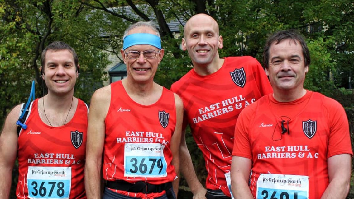 It’s Grim up North Northern Jumble marathon team photo. 

Our marathon machines Dan Newton, Dave Butt, Steve Taylor and Guy Gibson 

👏🏼👏🏼👏🏼