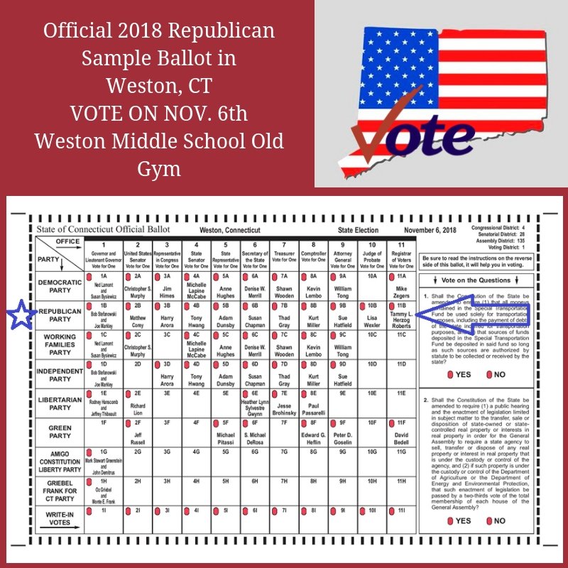 Details for #ElectionDay voting tomorrow!! Get out an #VOTE Weston