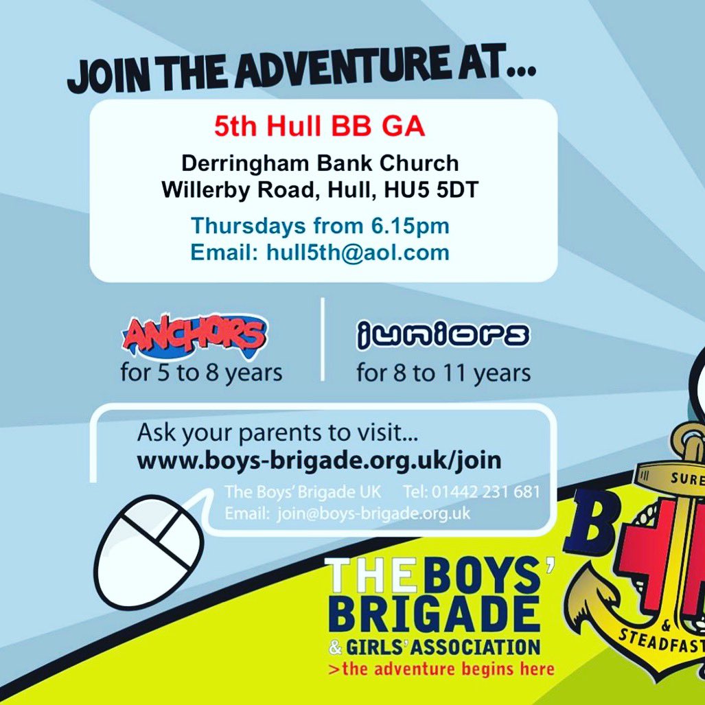 Please RT <a href="/theboysbrigade/">The Boys' Brigade</a> <a href="/TheBBEngland/">BB England & Wales</a> <a href="/discoverHullEY/">Discover Hull</a> <a href="/VisitHull/">Visit Hull</a> @thingstodohull