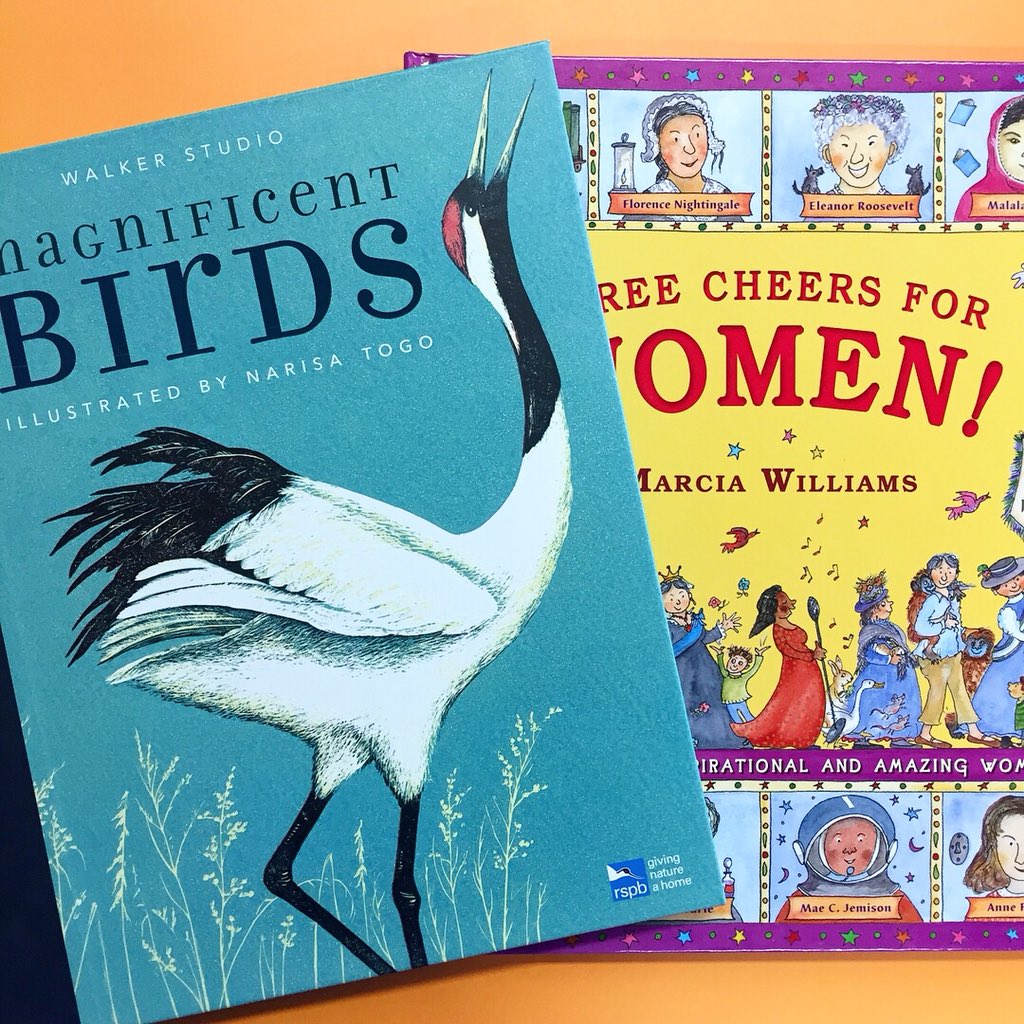 Tooting my little trumpet for these two books on the nominations list today for the #CKG19 medal: #MagnificentBirdsBook by #narisatogo & #ThreeCheersforWomen by #MarciaWilliams ✨🎉💕🍾