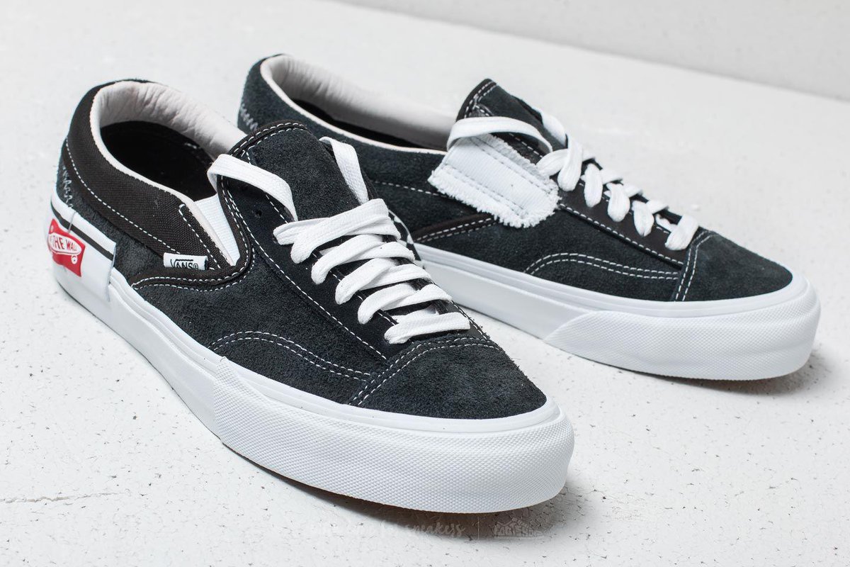 vans slip on cap lx black