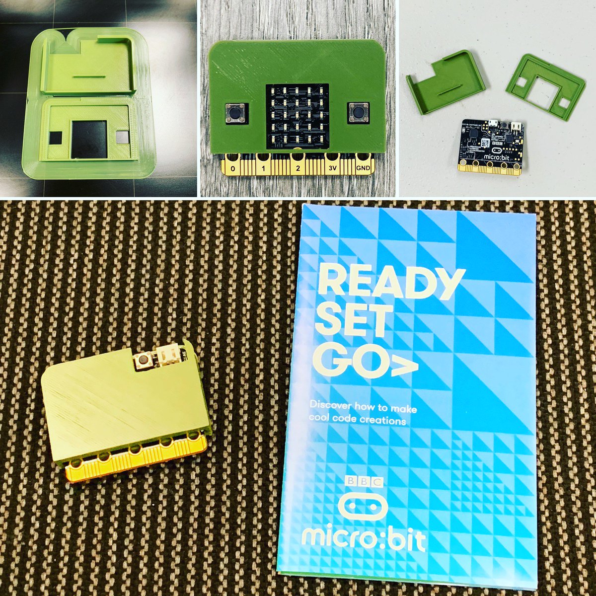 Do you <a href="/bbcmicrobit/">BBC micro:bit</a> yet? #3dprinting <a href="/josefprusa/">Josef Prusa</a> <a href="/materio3d/">Materio3D</a> #gigreen #coding #electronics #microbit #enclosure #makersgonnamake #codersgonnacode