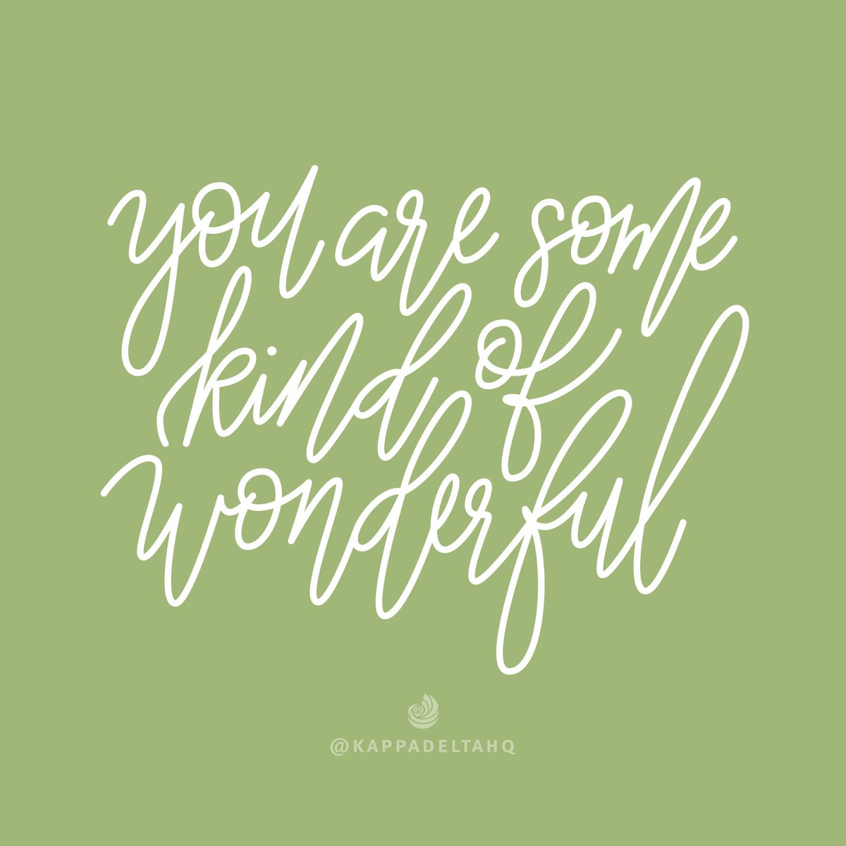 You are some kind of wonderful! #MondayMotivation #KDBCIA