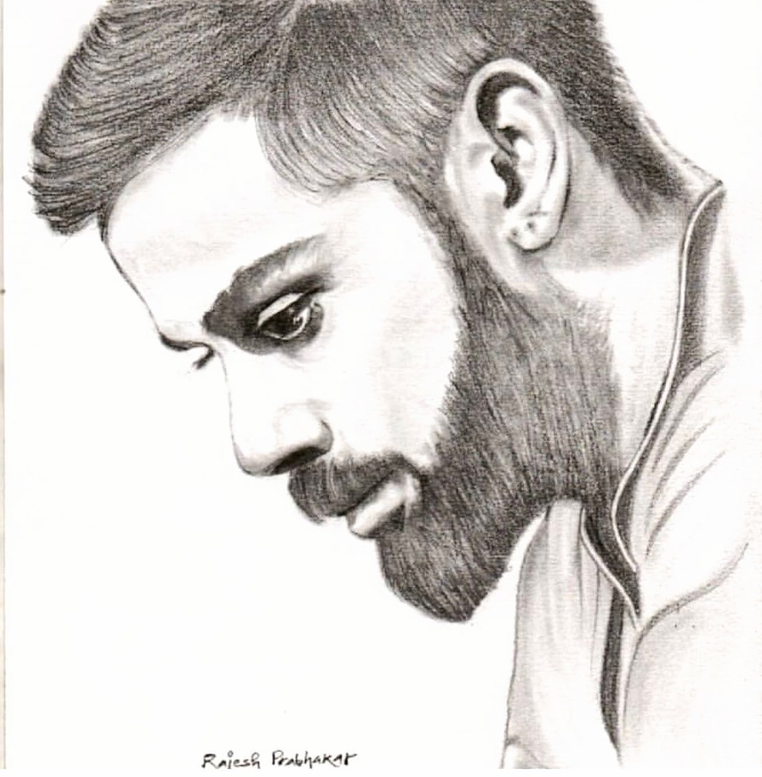 My Sketch :  Virat Kohli..
Happy Birthday !!!  Pls follow my Page 