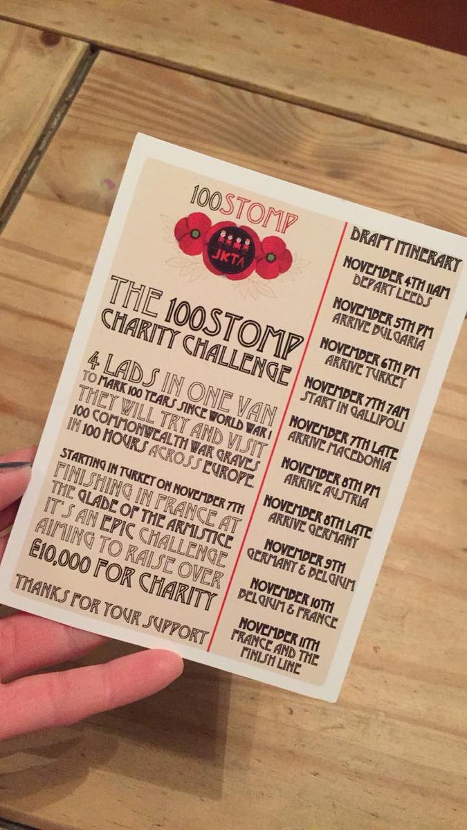 Listen into <a href="/BBCYork/">BBC York</a> at around half five as we hope to speak to them about the #100Stomp challenge live from Romania.