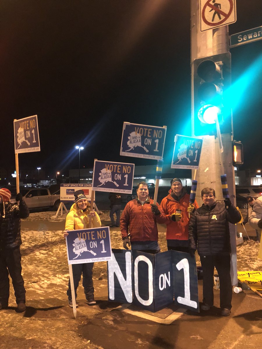 No plans between 6:30-8:30 am or 4:30-6:30 pm today and tomorrow? Join us! <a href="/standforalaska/">Stand for Alaska</a> #StandForAlaska