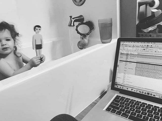 amberbouthot's tweet image. Sometimes work from home looks like this. #multitaskingmom ift.tt/2JEYznf