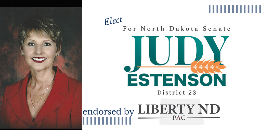 LibertyND's tweet photo. District 23 is a rural district near Devil’s Lake, and includes the Spirit Lake Reservation. If you live in District 23, we encourage you to vote for Judy Estenson! https://t.co/vQsByXLcTc https://t.co/R52hgrZPM9