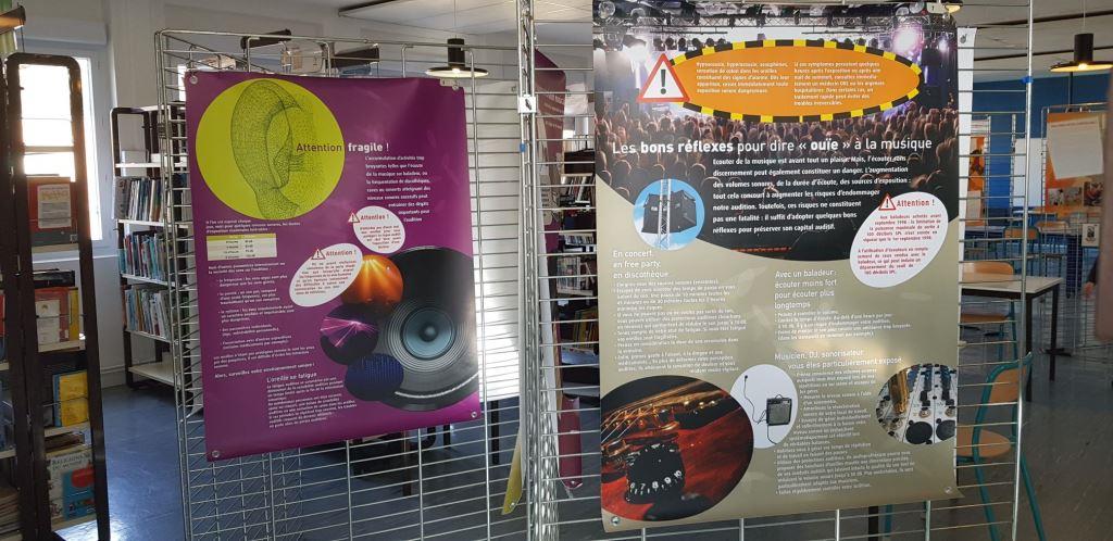 EmileMale's tweet photo. Exposition « encore plus fort » au CDI et sensibilisation aux risques auditifs du 6 au 9 novembre.
#ARS #risqueauditif #educationsante #doseleson
@infirmierCT03 https://t.co/kYxXqyQyGU