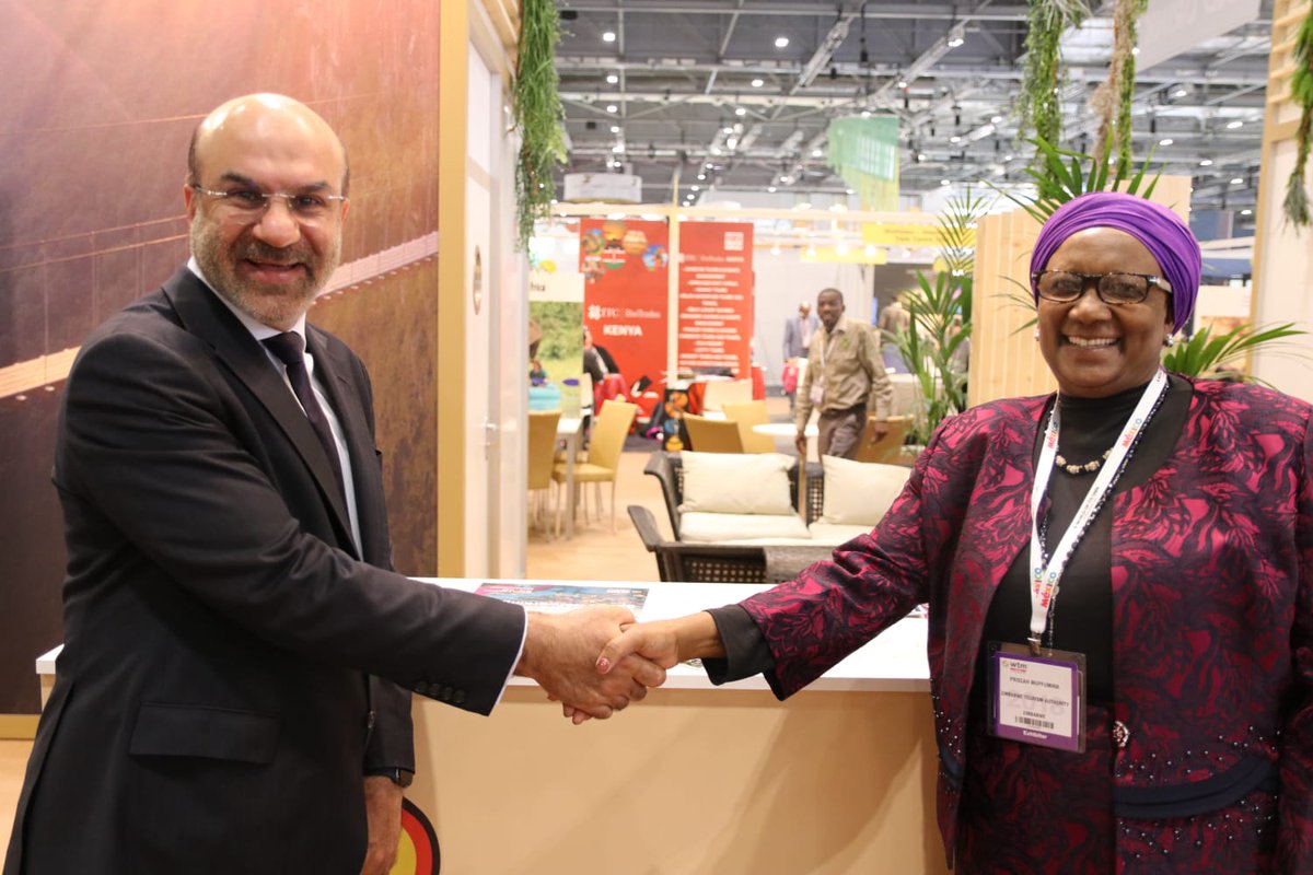 All hands on deck in promoting Zimbabwe as a destination of choice. Min Mupfumira and @AlJazeera Media Network sign an MOU to promote Zim on the global network. An opportunity to showcase the beauty of our country to the world! #WTM2018 @ZtaUpdates @Zimparks @InfoMinZW