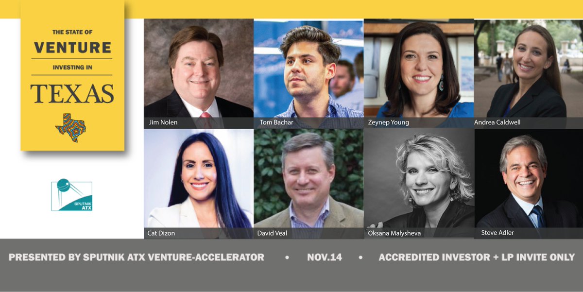 Early bird tickets to #StateofVC are SOLD OUT. 

Limited general admission tickets are now available. Join industry-leading Venture Partners & Researchers + more as we discuss the current state of TX investing. 

Grab your tickets today while they last! >>stateoftexasvc.splashthat.com/tweet