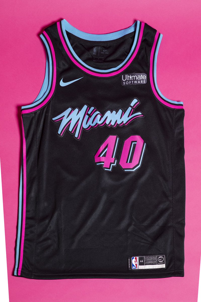 Alicia Jessop on X: The Miami Heat unveiled its “Vice Nights” City Edition  uniform, a sequel to last season's Vice campaign. To celebrate the launch,  the team is hosting Vice Nights Midnight