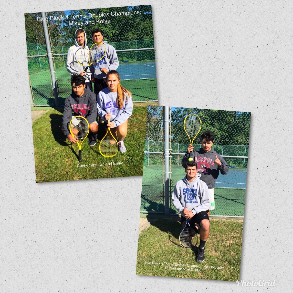 Congrats to some of our PE champions from Mr. Porta’s senior classes