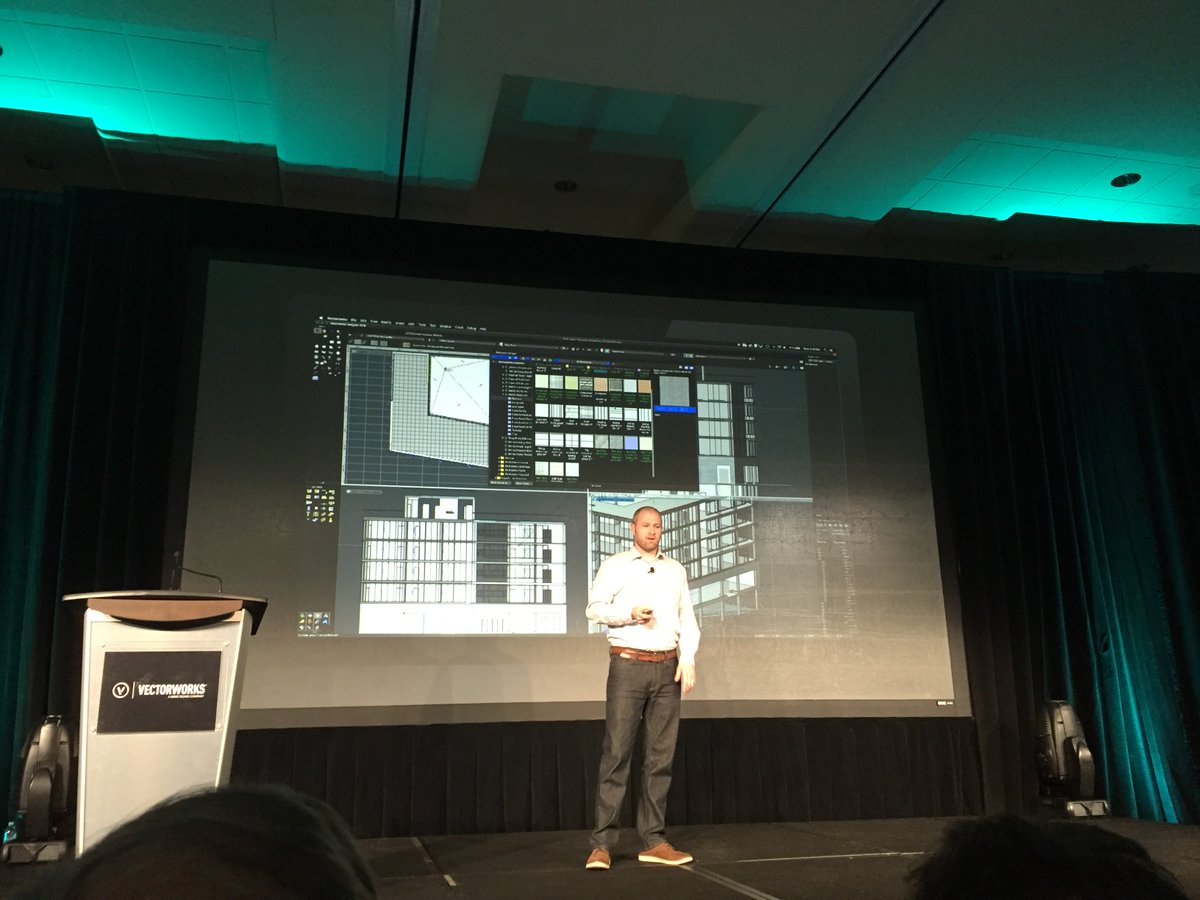 Tangably's tweet image. Finally!! Vectorworks announces #DarkMode at #VectorworksDesignSummit and Vectorworks Spotlight users rejoice!