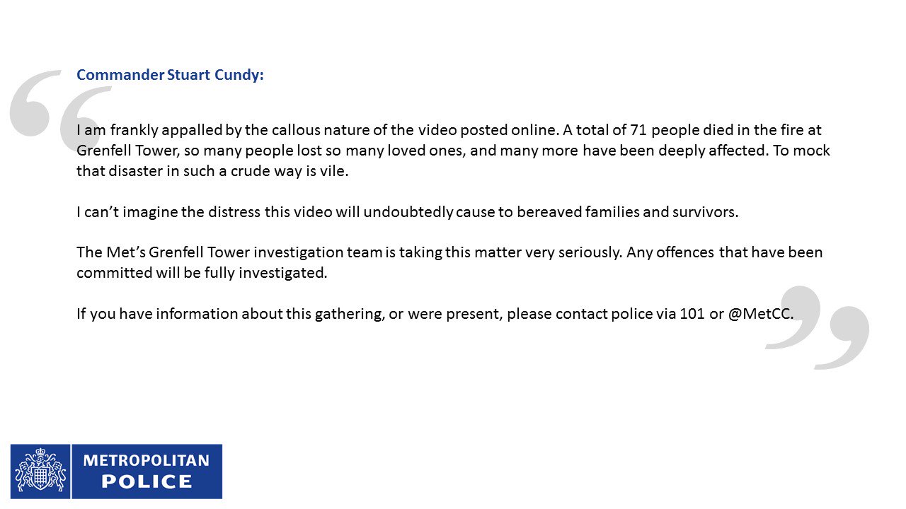 Metropolitan Police on Twitter