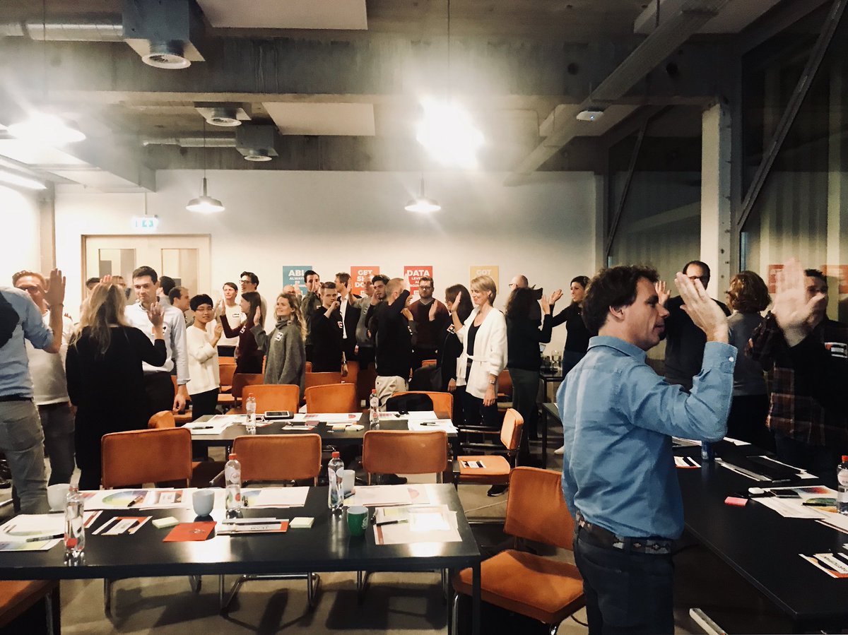 The energy is high for the start of #WMYC18! High fives all around and now hard at work https://t.co/F88Z6MKrpu