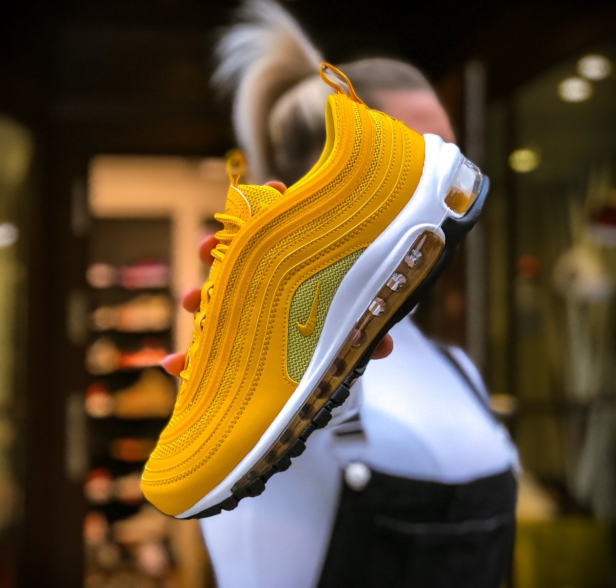yellow air max 97 mustard