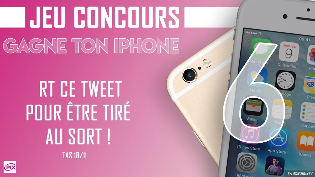 RoyaleTournoi's tweet image. #CONCOURS #SPECIAL !

Gagne un IPhone 6 en Or ! 😍

Pour participer :
-RT le tweet
-FOLLOW @RoyaleTournoi 
-Fais un tour sur ce site : po.st/Pix_France

Tirage le 18/11 🍀