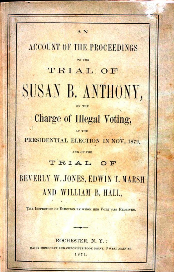 Immerse_Digital's tweet image. On Nov 5, 1872, Susan B. Anthony cast a ballot in the presidential election. Two weeks later, she was arrested, &amp;amp; the next year found guilty of illegal voting. It would take another 50 years until the 19th Amendment, passed in 1920, would grant women nationwide the right to vote.