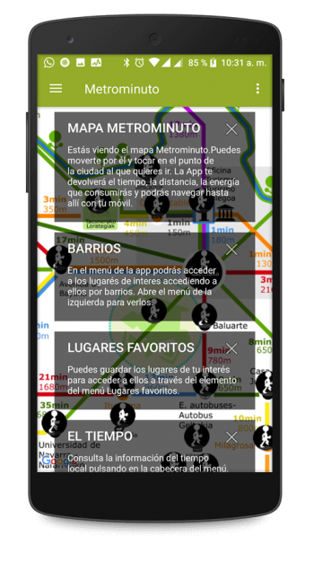 ParticiPartPMUS's tweet photo. #Metrominuto de Pamplona: Un mapa sinóptico de Pamplona que expresa las distancias entre distintos puntos de la ciudad y el tiempo aproximado que tardarás en recorrerlas. Aplicación para móviles.
#PMUSCP #MovilidadSostenible
https://t.co/TtIrM11Ggm https://t.co/YSGVsavSFy