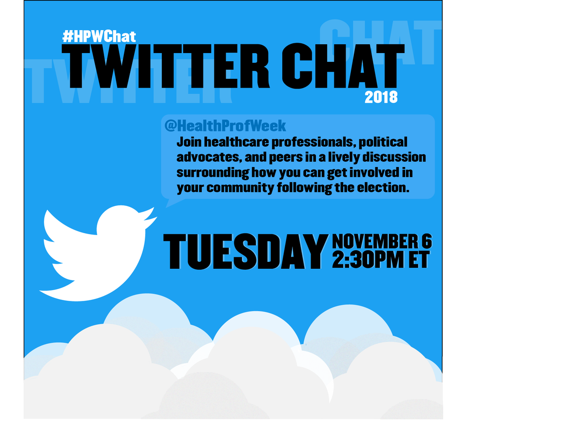 PurdueCCO's tweet image. The #HPWChat begins at 2:30pm ET tomorrow! Sign up at ExploreHealthCareers.org #HPW2018 @healthprofweek