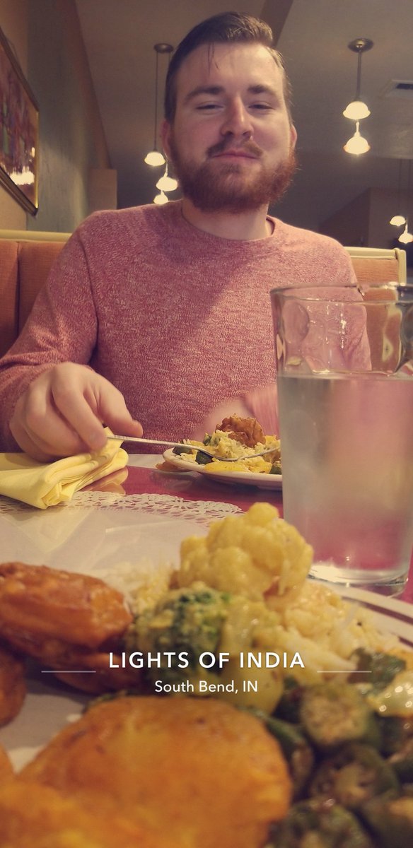 Continuing my thread of looking for someone who looks at me the same way  @Kyle_Bindas looks at his eggs benedict and my Indian food.