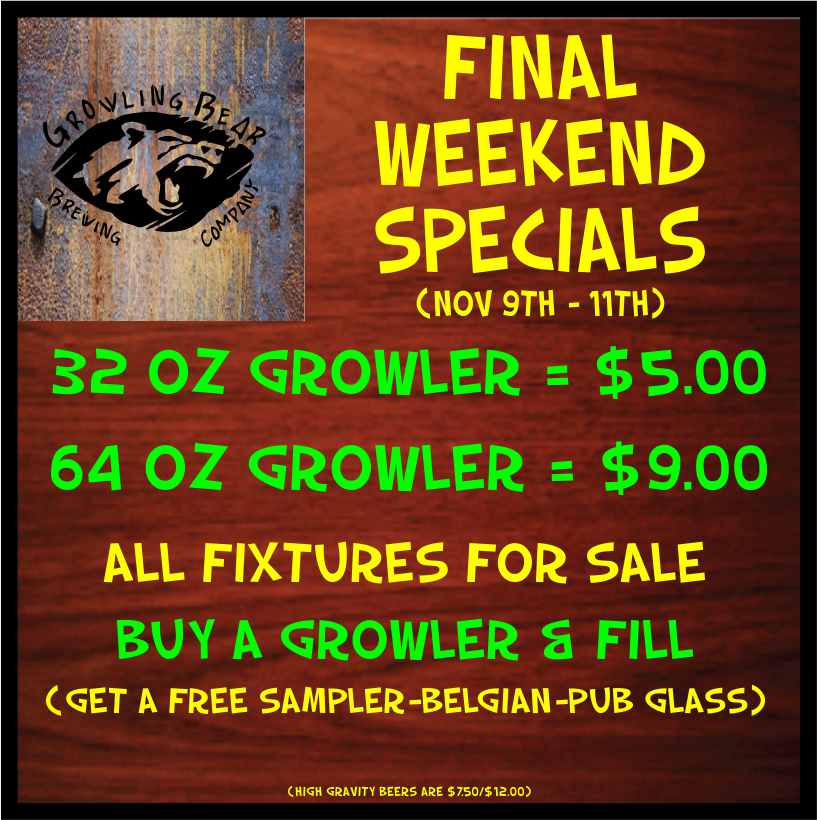 GrowlingBearBrewing (@gbbbeer) on Twitter photo 