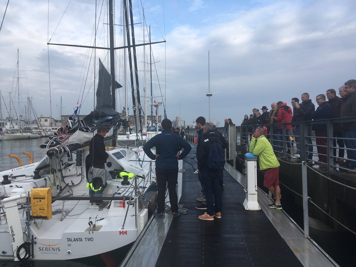 TeamSerenisCltg's tweet photo. Jean est bien arrivé au port de Brest ! Le marin a pris la décision de se mettre à l’abri afin d’éviter la grosse dépression à venir et donc la casse. 
Plus d’infos à venir sur le prochain départ !
Merci à tous pour vos messages de soutien 👍
@routedurhum https://t.co/vAy93CNYGl