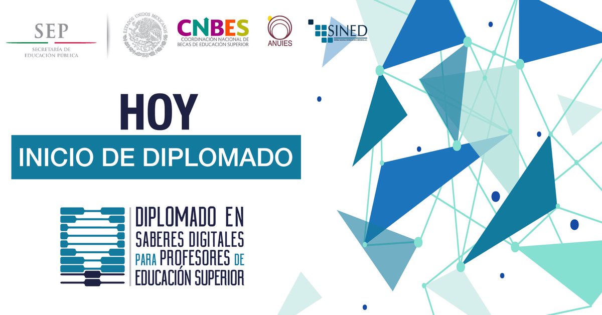 🔴RECUERDA‼️
HOY iniciamos el diplomado 
#SINED #educación