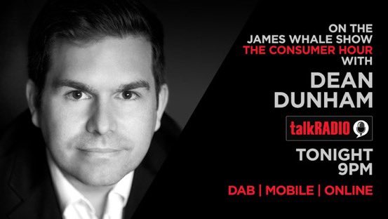 deandunham's tweet photo. I’m back on @talkRADIO tonight with @THEJamesWhale and @virtualash to do the #consumerhour. If you have any consumer issues you need help with call us on  0344 499 1000 or tweet me https://t.co/LG7XdqOADj