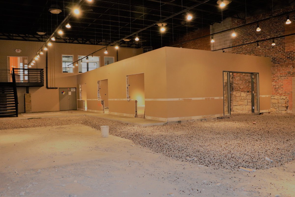 Musselman_Hall's tweet photo. Our #DecorativeConcrete #Showroom is under renovation after 15 years! The new reno will include 5,000 SF of updated #concrete finishes and beautiful applications in place. #bomanite #polishedconcrete #stainedconcrete #coloredconcrete #integralcolor #architect #construction https://t.co/olC7CSe3kk