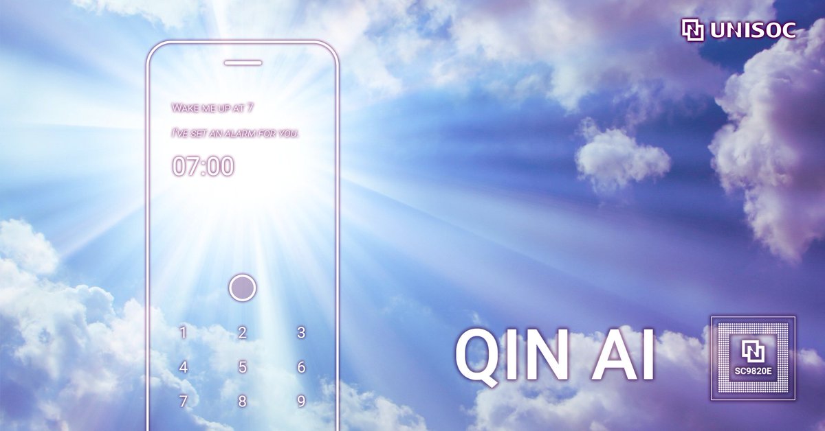 The @xiaomi #QINAI is powered by UNISOC's #SC9820E chip, and does not sacrifice performance in its affordability, providing #IoT solutions such as an infrared sensor to control your AC or TV, a virtual assistant & real-time voice translation in 17 languages. #UNISOCforall #IC #AI