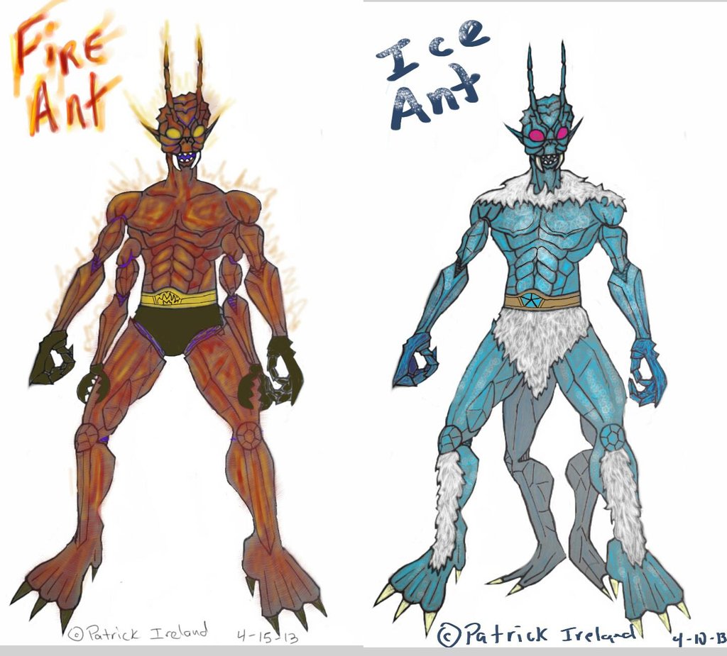 Ice ants and fire ants oh my!
These guys along with the Beeans ans modern day Fly people are deacendants of the  Dipteraki Fly Empire that once flourished.

#heman #motu #mastersoftheuniverse 
#liono #thethundercats
#leagueoflegends #gameofthrones #ants #insects #insect #bug