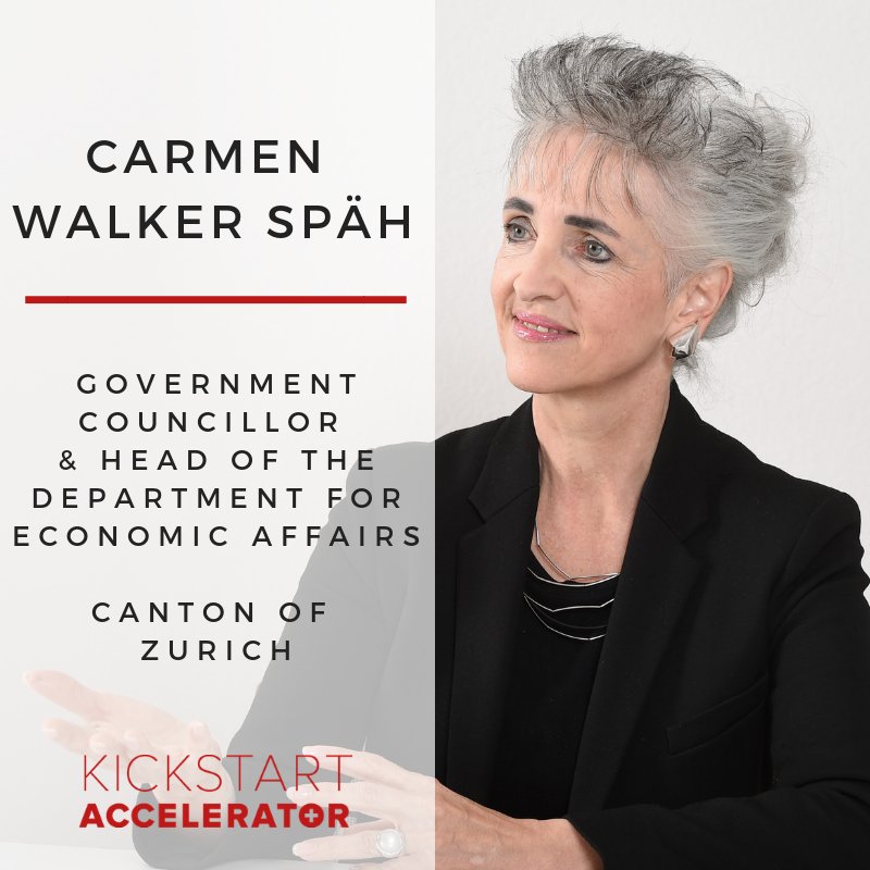 kickstart_inno's tweet image. We&apos;re delighted to announce the #speakers for our #ClosingCeremony! Looking forward to welcoming Carmen Walker Späh, Government Councillor &amp;amp; Head of the Department for Economic Affairs of @KantonZuerich, on stage at @KraftwerkZH! #innovation #collaboration #makeithappen
