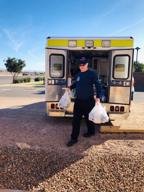 Huge shout out to Rural Metro Fire San Tan Valley​ for hosting a food drive to benefit the J.O. Combs Food and Clothing Bank! #HolidayGiving #BusinessPartners #CombsLeads