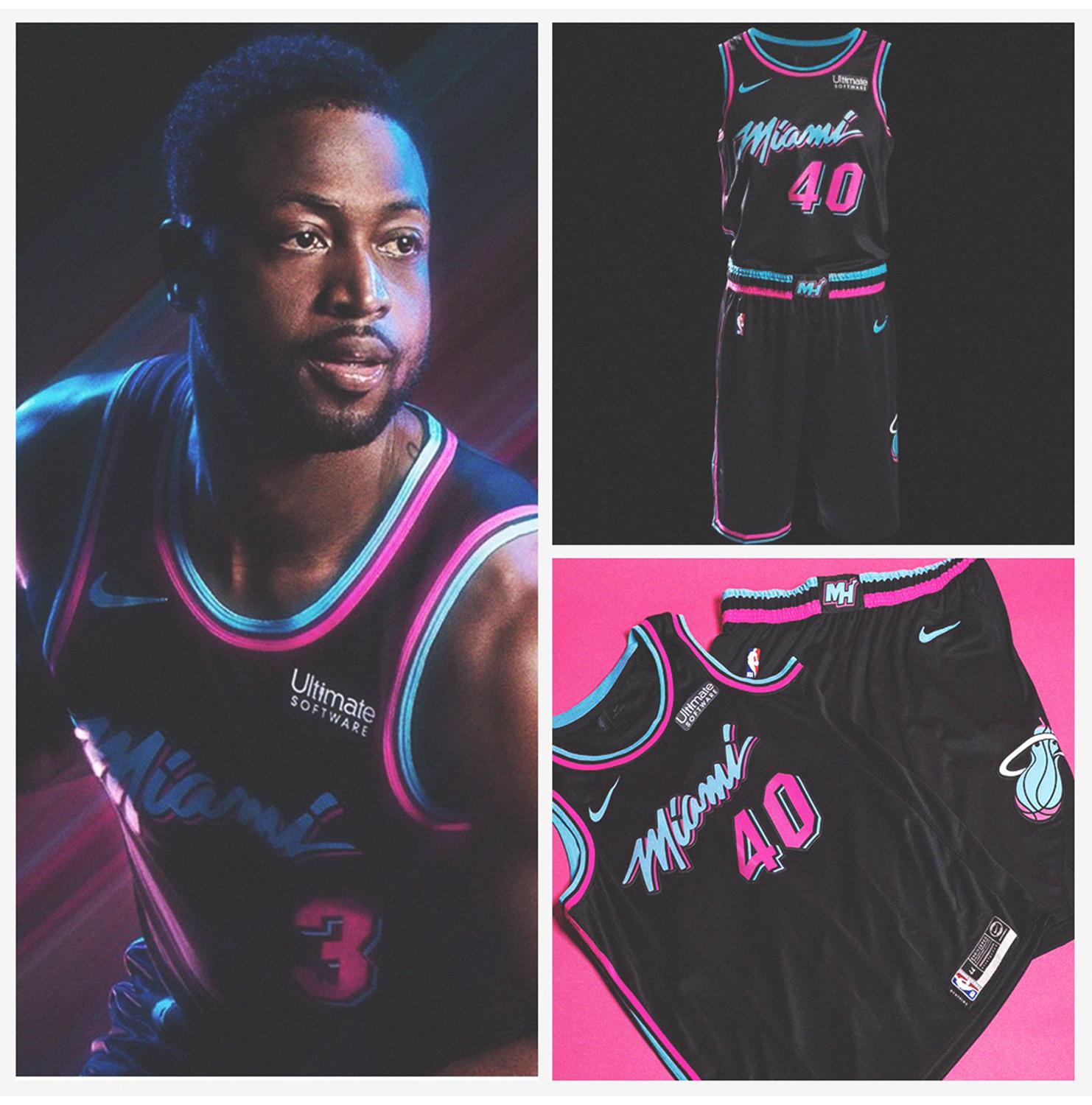 Miami heat hotsell vice jersey 2018