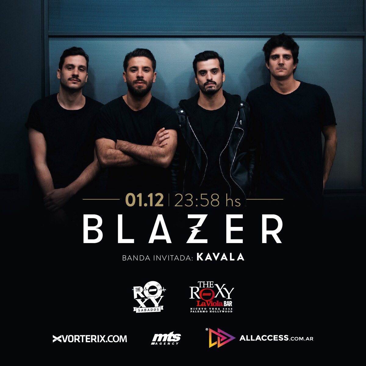 BLAZER | <a href="/TheRoxyArg/">The Roxy Arg.</a> | 01.12 #NewAlbum Tickets > AllAccess