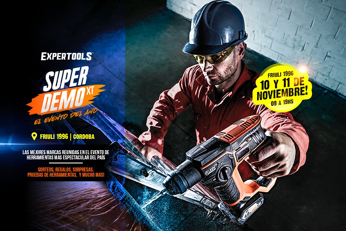 expertoolsxt's tweet image. EL EVENTO DEL AÑO! #SuperDemoXT
🗓️Sábado 10 y Domingo 11 de Noviembre de 9 a 19hs.
ENTRADA LIBRE y GRATUITA
📍Friuli 1996. Colinas de Velez Sarsfield. Córdoba.
TODAS las MARCAS de Herramientas más Importantes del MUNDO.
👉Descuentos, Concursos, Regalos, Sorteos, Charlas y Mucho +