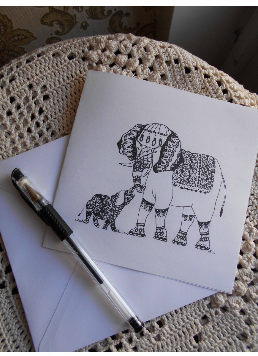 SDCards7's tweet photo. Any elephant lovers here? This beautiful handdrawn design is available as greeting cards and digital prints. Can personalise https://t.co/oq04J0bOmv #womaninbiz #wnukrt #greetingcards #prints #elephants #artisanuk #rtmebb #onlinecraft #uksmallbiz https://t.co/yJoAhkwW1a