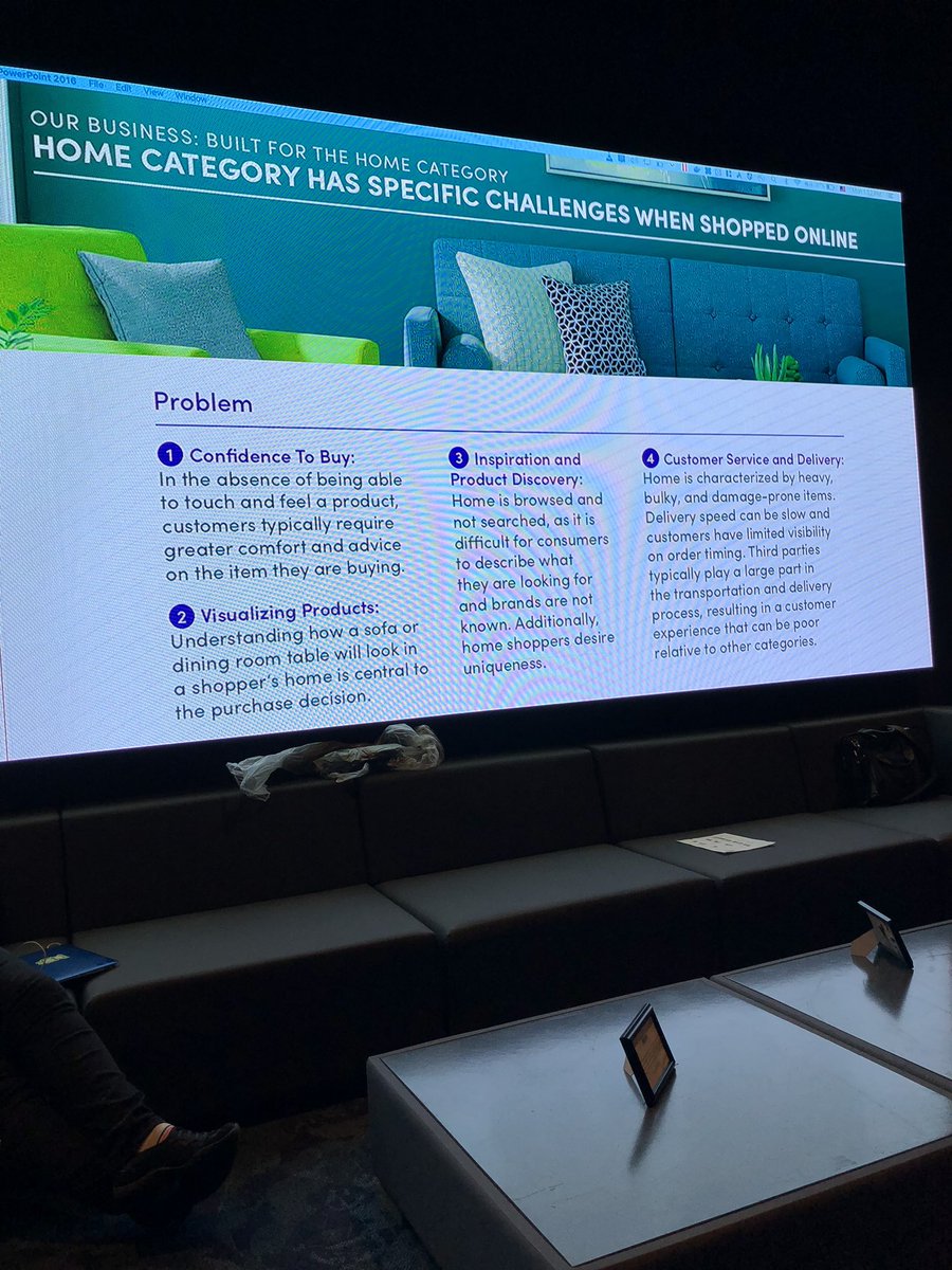 Love this outline of a problem for <a href="/Wayfair/">Wayfair.com</a> #marketing #MixedRealityMarketing