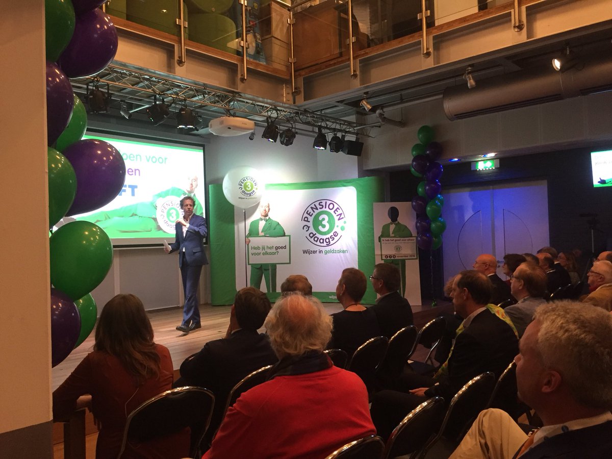 De aftrap van de #Pensioen3daagse 2018 door <a href="/olafsimonse/">Olaf Simonse</a> bij de <a href="/telegraaf/">De Telegraaf</a> is een feit. De officiële opening volgt later op de avond #p3d2018 #Telegraaf #pensioen