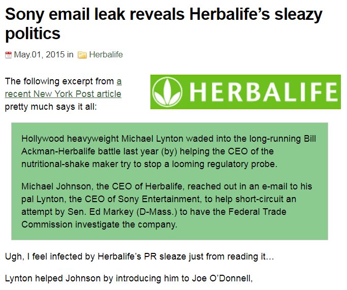 RubyJericho's tweet image. behindmlm.com/companies/herb…

Odd to find links between Sony ( $SNE ) and multi-level marketing company Herbal Life.